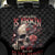Rose Skull Back Car Seat Cover My Give A Fuck Is Broken But My Go Fuck Yourself Is Functional - Wonder Print Shop