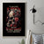 Rose Skull Canvas Wall Art My Give A Fuck Is Broken But My Go Fuck Yourself Is Functional - Wonder Print Shop