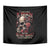 Rose Skull Tapestry My Give A Fuck Is Broken But My Go Fuck Yourself Is Functional - Wonder Print Shop