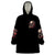 Zombie Skull Wearable Blanket Hoodie I Never Alone My Demon With Me 24/7 - Wonder Print Shop