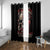 Rose Skull Window Curtain My Give A Fuck Is Broken But My Go Fuck Yourself Is Functional - Wonder Print Shop