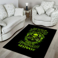 Gun Skull Area Rug When You Come For My Gun Expect An Appropriate Response - Wonder Print Shop