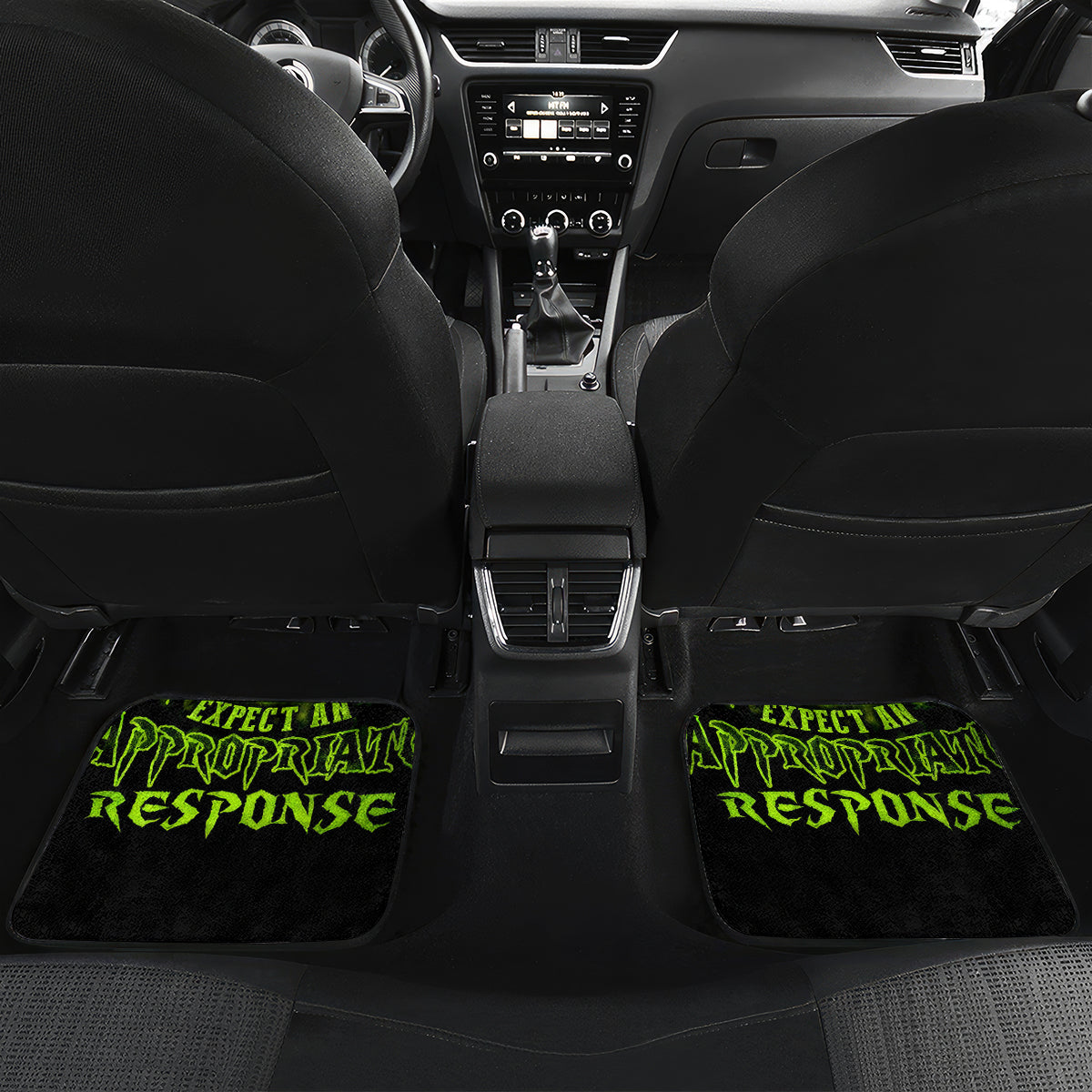 Gun Skull Car Mats When You Come For My Gun Expect An Appropriate Response - Wonder Print Shop