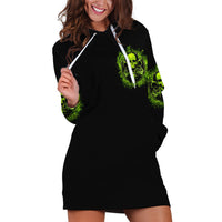 Gun Skull Hoodie Dress When You Come For My Gun Expect An Appropriate Response - Wonder Print Shop