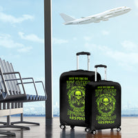 Gun Skull Luggage Cover When You Come For My Gun Expect An Appropriate Response - Wonder Print Shop