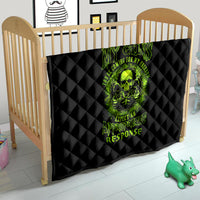 Gun Skull Quilt When You Come For My Gun Expect An Appropriate Response - Wonder Print Shop
