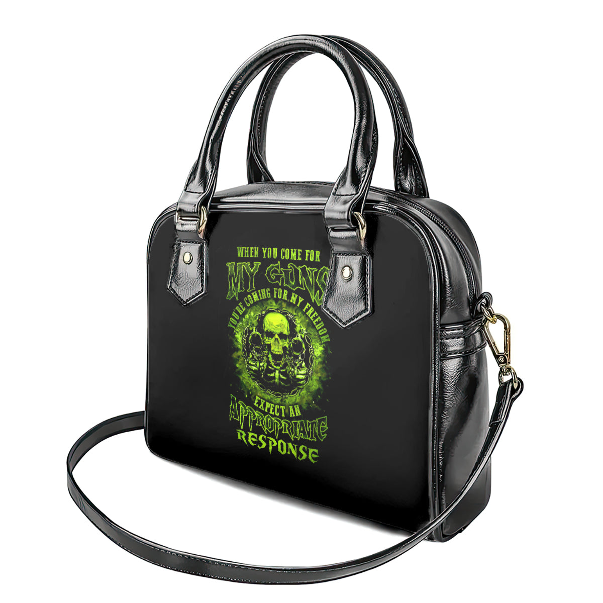 gun-skull-shoulder-handbag-when-you-come-for-my-gun-expect-an-appropriate-response