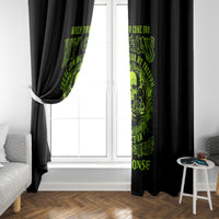 Gun Skull Window Curtain When You Come For My Gun Expect An Appropriate Response - Wonder Print Shop