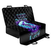 Witch Skull Back Car Seat Cover My Mother Didn't Raise A Princess She Trained A Witch - Wonder Print Shop