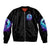 Witch Skull Bomber Jacket My Mother Didn't Raise A Princess She Trained A Witch - Wonder Print Shop