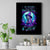 Witch Skull Canvas Wall Art My Mother Didn't Raise A Princess She Trained A Witch - Wonder Print Shop
