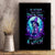 Witch Skull Canvas Wall Art My Mother Didn't Raise A Princess She Trained A Witch - Wonder Print Shop