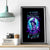 Witch Skull Canvas Wall Art My Mother Didn't Raise A Princess She Trained A Witch - Wonder Print Shop