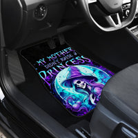 Witch Skull Car Mats My Mother Didn't Raise A Princess She Trained A Witch - Wonder Print Shop
