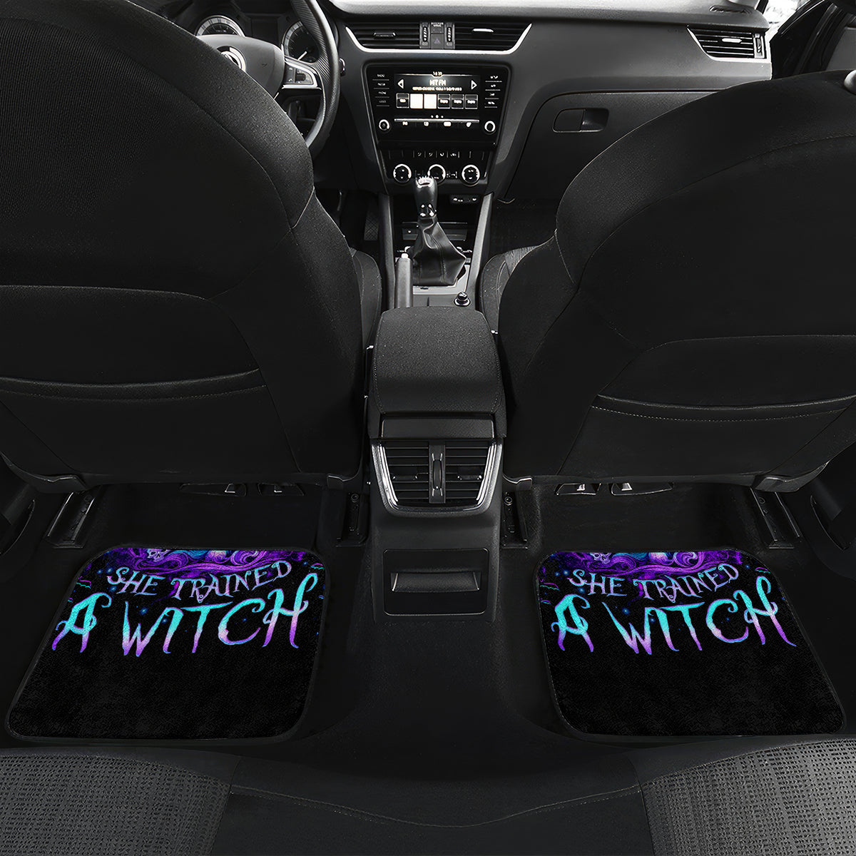 Witch Skull Car Mats My Mother Didn't Raise A Princess She Trained A Witch - Wonder Print Shop