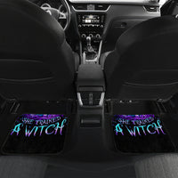Witch Skull Car Mats My Mother Didn't Raise A Princess She Trained A Witch - Wonder Print Shop