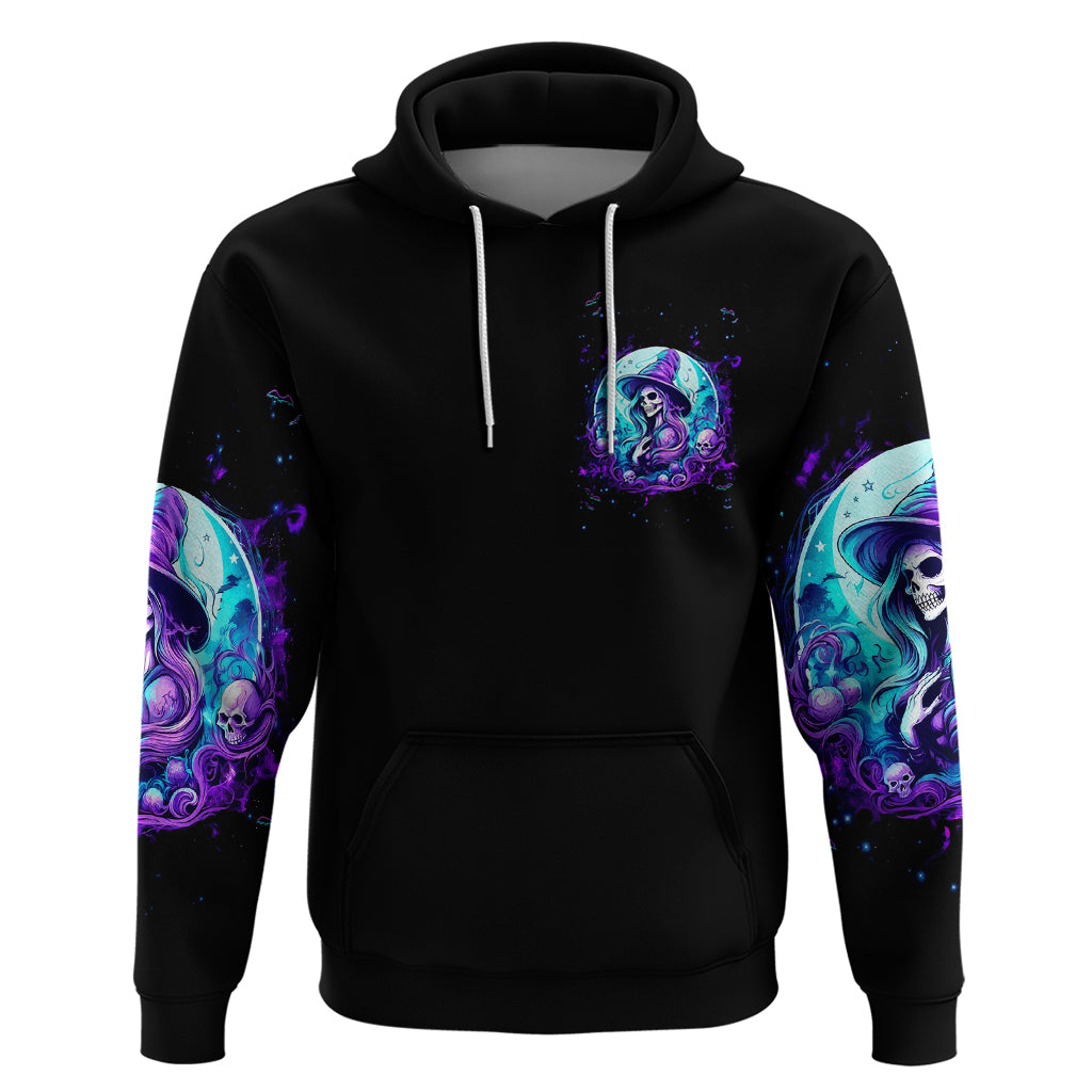 Witch Skull Hoodie My Mother Didn't Raise A Princess She Trained A Witch - Wonder Print Shop