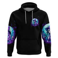Witch Skull Hoodie My Mother Didn't Raise A Princess She Trained A Witch - Wonder Print Shop