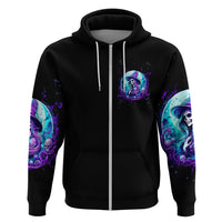 Witch Skull Hoodie My Mother Didn't Raise A Princess She Trained A Witch - Wonder Print Shop