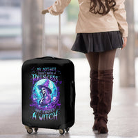 Witch Skull Luggage Cover My Mother Didn't Raise A Princess She Trained A Witch - Wonder Print Shop