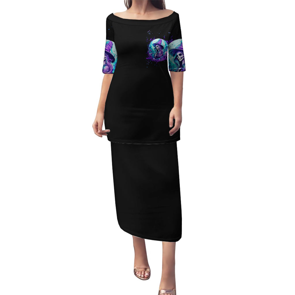 Witch Skull Puletasi My Mother Didn't Raise A Princess She Trained A Witch - Wonder Print Shop