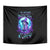 Witch Skull Tapestry My Mother Didn't Raise A Princess She Trained A Witch - Wonder Print Shop