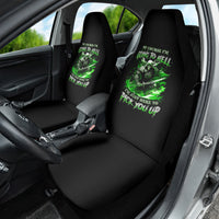 Warrior Skull Car Seat Cover Of Course I'm Going To Hell Just Pick You Up - Wonder Print Shop