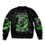 Warrior Skull Sleeve Zip Bomber Jacket Of Course I'm Going To Hell Just Pick You Up - Wonder Print Shop