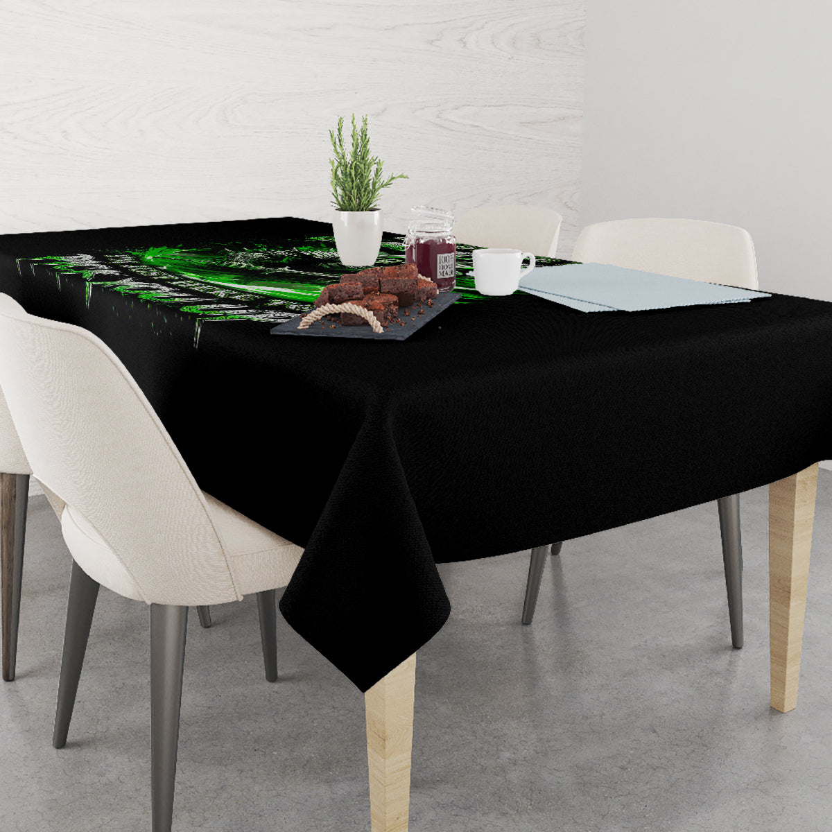 Warrior Skull Tablecloth Of Course I'm Going To Hell Just Pick You Up - Wonder Print Shop