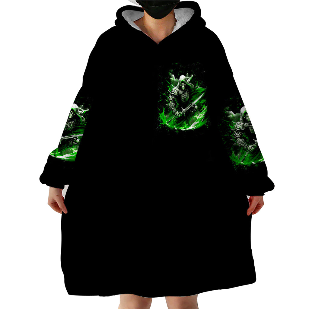Warrior Skull Wearable Blanket Hoodie Of Course I'm Going To Hell Just Pick You Up - Wonder Print Shop