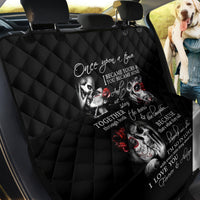 Love Skull Back Car Seat Cover Once Upon A Time I Love You Forever And Always - Wonder Print Shop