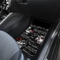 Love Skull Car Mats Once Upon A Time I Love You Forever And Always - Wonder Print Shop