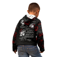 Love Skull Kid Hoodie Once Upon A Time I Love You Forever And Always - Wonder Print Shop