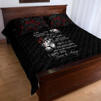 Love Skull Quilt Bed Set Once Upon A Time I Love You Forever And Always - Wonder Print Shop