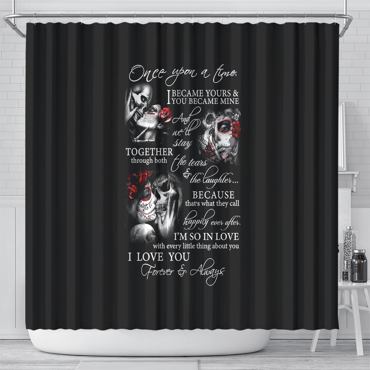 love-skull-shower-curtain-once-upon-a-time-i-love-you-forever-and-always
