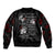 Love Skull Sleeve Zip Bomber Jacket Once Upon A Time I Love You Forever And Always - Wonder Print Shop