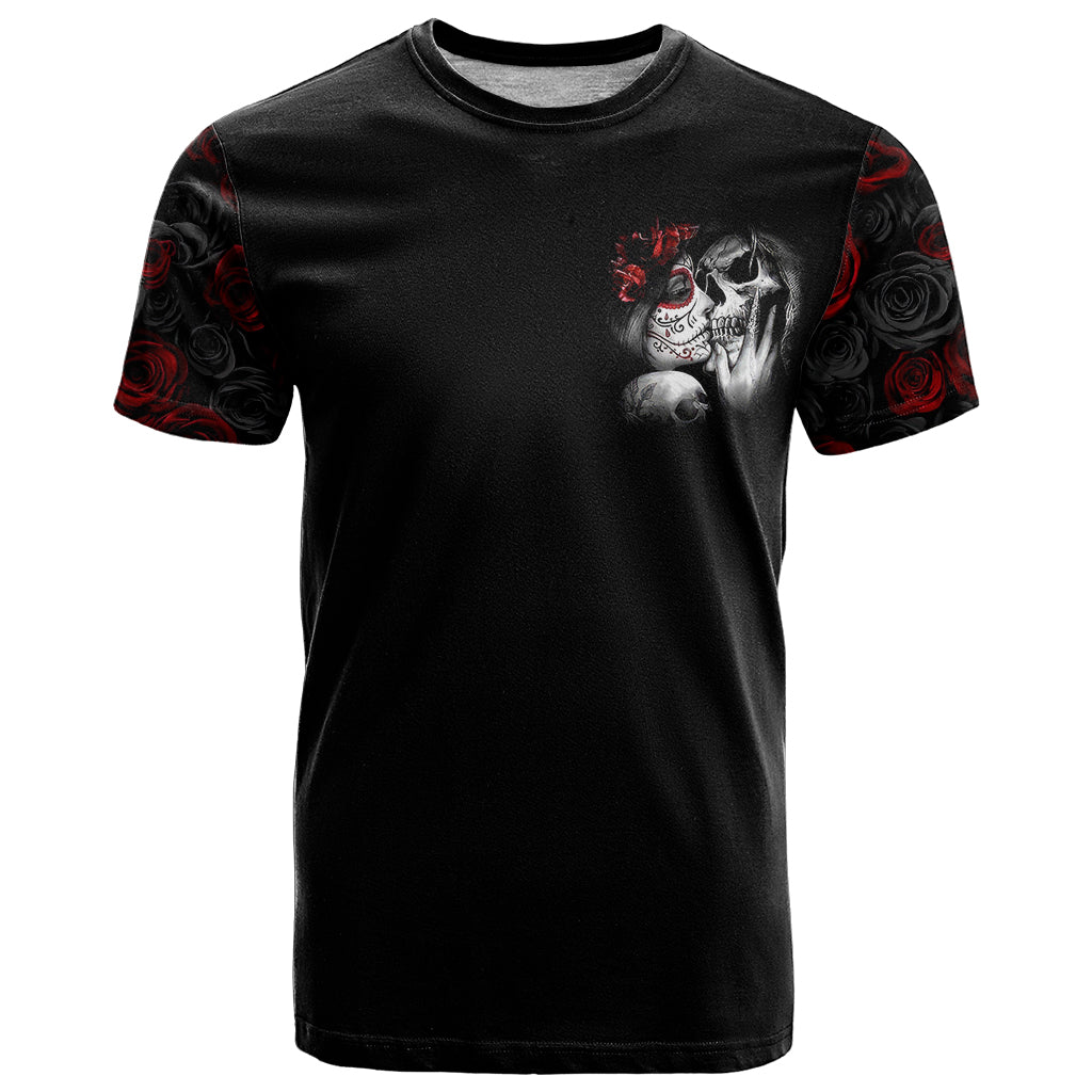 Love Skull T Shirt Once Upon A Time I Love You Forever And Always - Wonder Print Shop