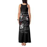 Love Skull Tank Maxi Dress Once Upon A Time I Love You Forever And Always - Wonder Print Shop