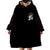 Love Skull Wearable Blanket Hoodie Once Upon A Time I Love You Forever And Always - Wonder Print Shop