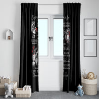 Love Skull Window Curtain Once Upon A Time I Love You Forever And Always - Wonder Print Shop