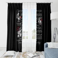 Love Skull Window Curtain Once Upon A Time I Love You Forever And Always - Wonder Print Shop