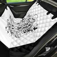 Art Skull Back Car Seat Cover Rock Paper Scissors Throat Punch I Win - Wonder Print Shop