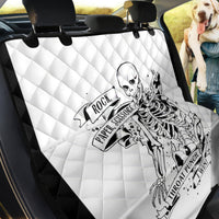 Art Skull Back Car Seat Cover Rock Paper Scissors Throat Punch I Win - Wonder Print Shop