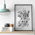 Art Skull Canvas Wall Art Rock Paper Scissors Throat Punch I Win - Wonder Print Shop