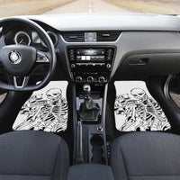 Art Skull Car Mats Rock Paper Scissors Throat Punch I Win - Wonder Print Shop