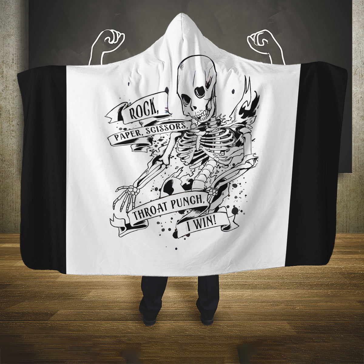 art-skull-hooded-blanket-rock-paper-scissors-throat-punch-i-win