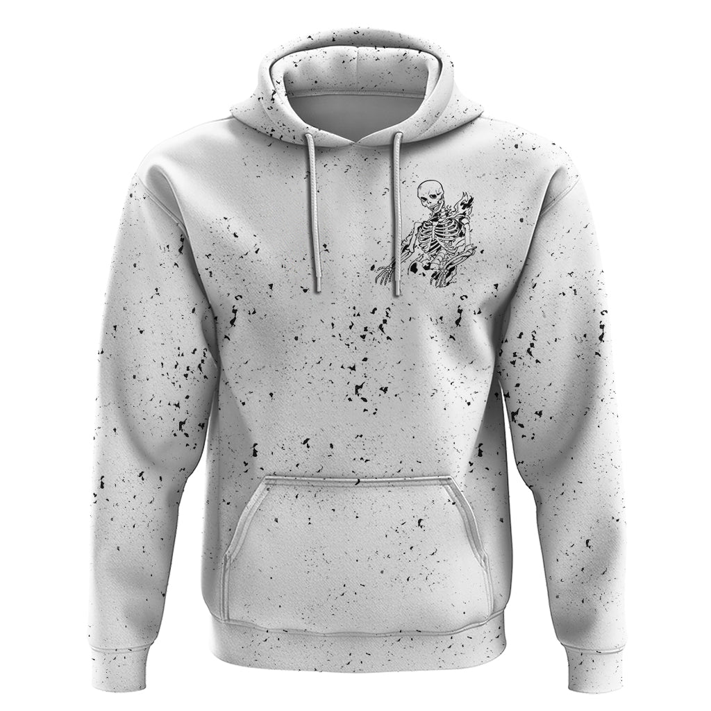 Art Skull Hoodie Rock Paper Scissors Throat Punch I Win - Wonder Print Shop