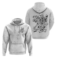 Art Skull Hoodie Rock Paper Scissors Throat Punch I Win - Wonder Print Shop