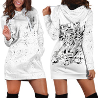 Art Skull Hoodie Dress Rock Paper Scissors Throat Punch I Win - Wonder Print Shop