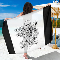 Art Skull Sarong Rock Paper Scissors Throat Punch I Win - Wonder Print Shop